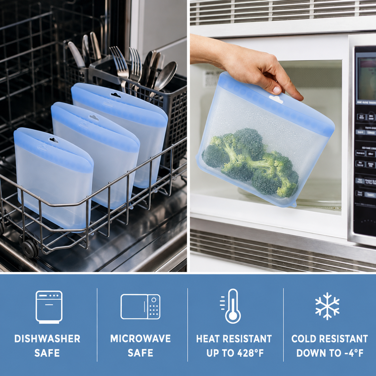 Reusable Silicone Bag